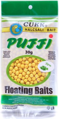 Насадка рыболовная CUKK Puffi Mini 4-6мм Укроп (30г, желтый) - 