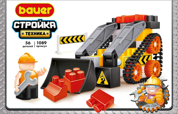 Изображение товара Конструктор Bauer Стройка техника / 1089