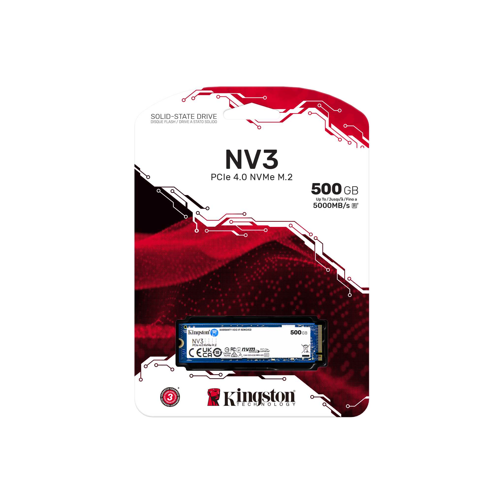 SSD диск Kingston NV3 500GB (SNV3S/500G)