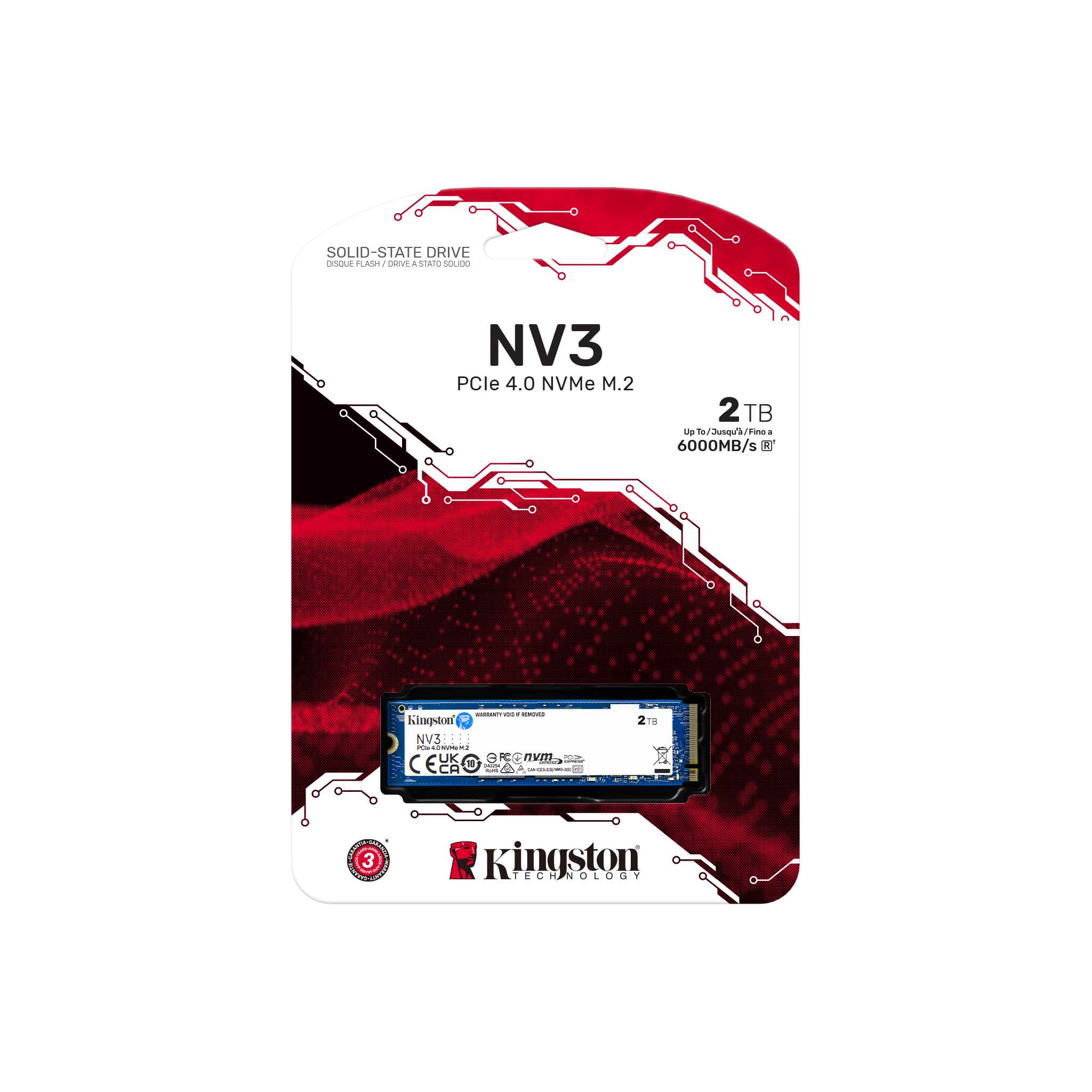 SSD диск Kingston NV3 2TB (SNV3S/2000G)