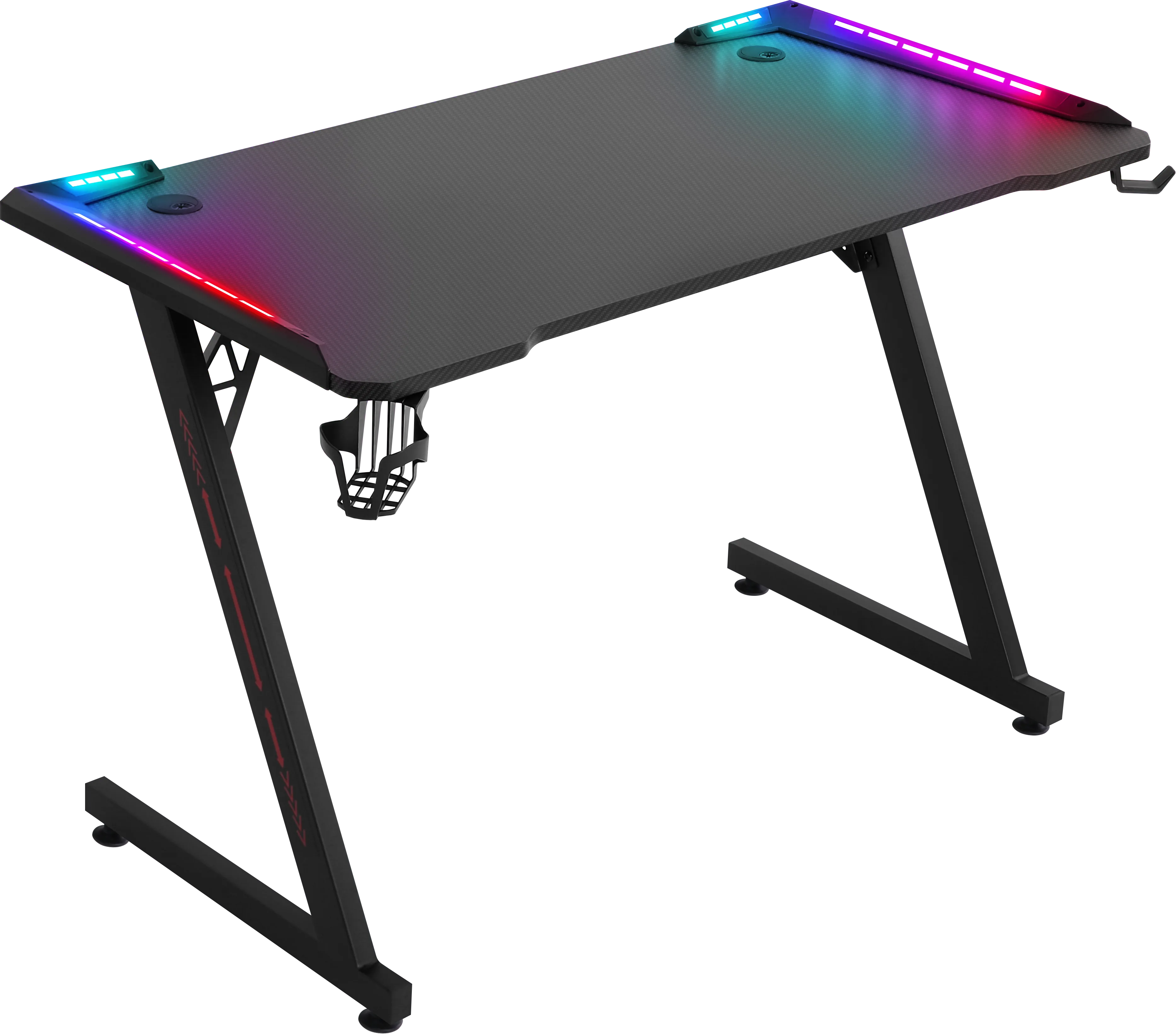 Геймерский стол Defender Gaming Idol RGB / 64333 (черный) — фото 2