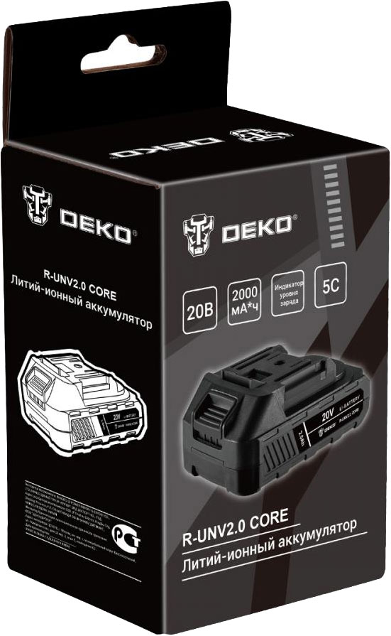 Аккумулятор для электроинструмента Deko R-UNV2.0 Core / 083-1013