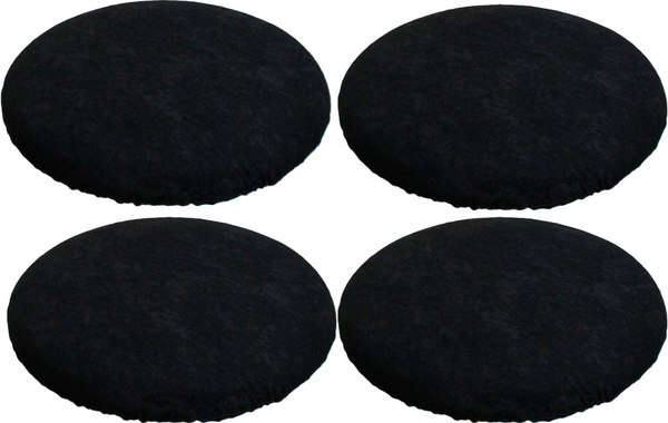 Чехол на табурет MATEX Velours / 48-558 (черный)