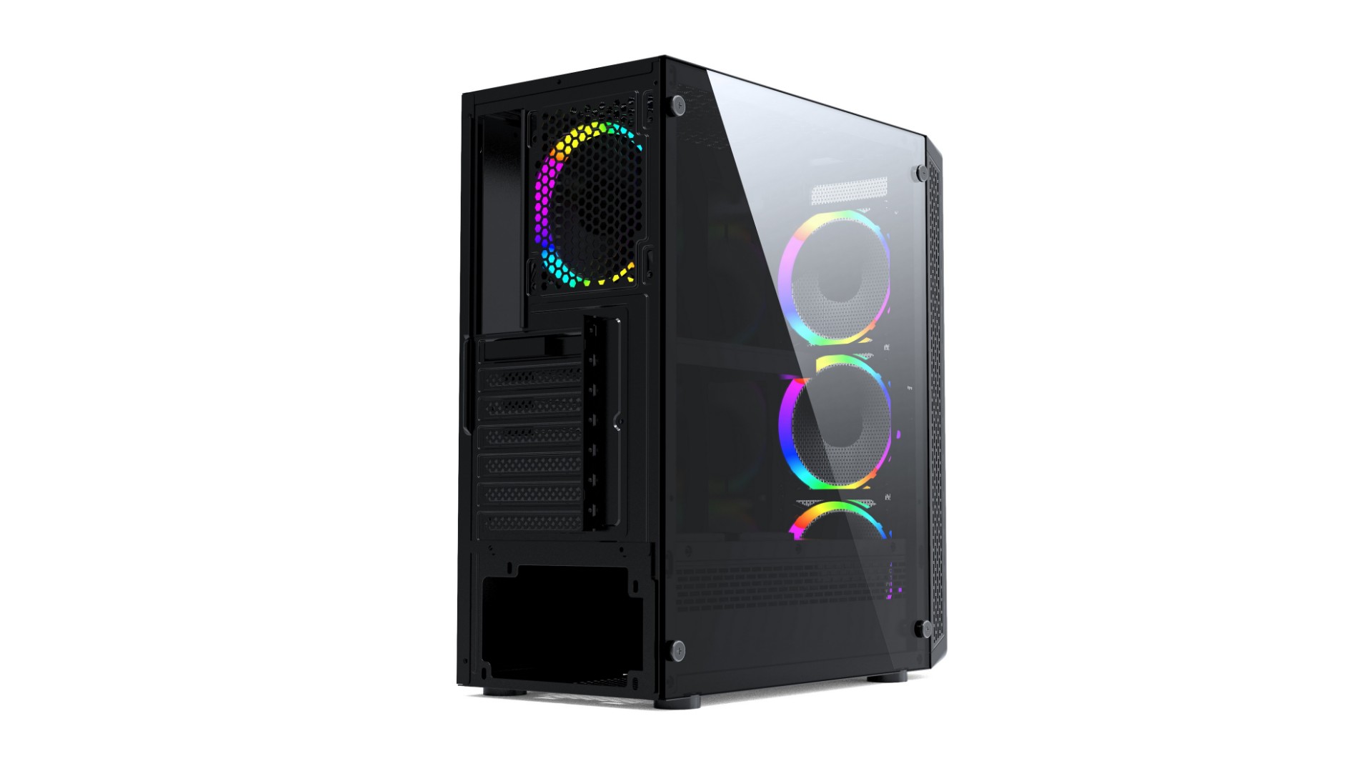 Корпус для компьютера Powercase Mistral X4 Mesh LED — фото 4