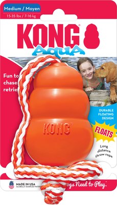 Игрушка для собак KONG Aqua with rope M / 41946