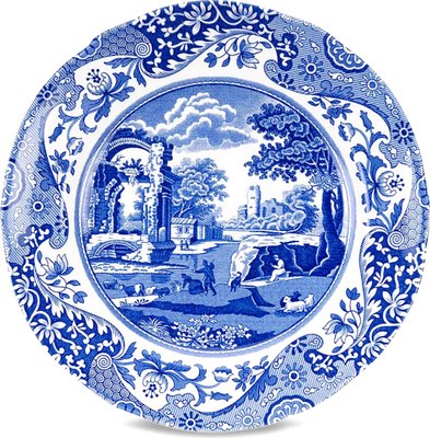 Тарелка закусочная (десертная) Spode Голубая Италия / SPD-BLI0140-1