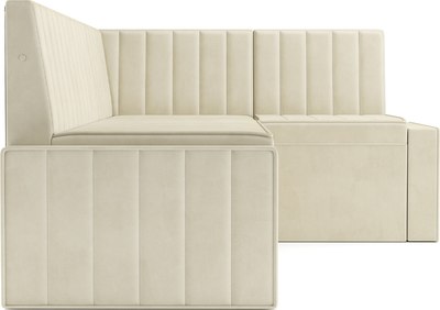 Уголок кухонный мягкий Mebel-Ars Вермут 211x83x141 / M11-23-4 (бежевый Star Velvet 6 Light Beige)