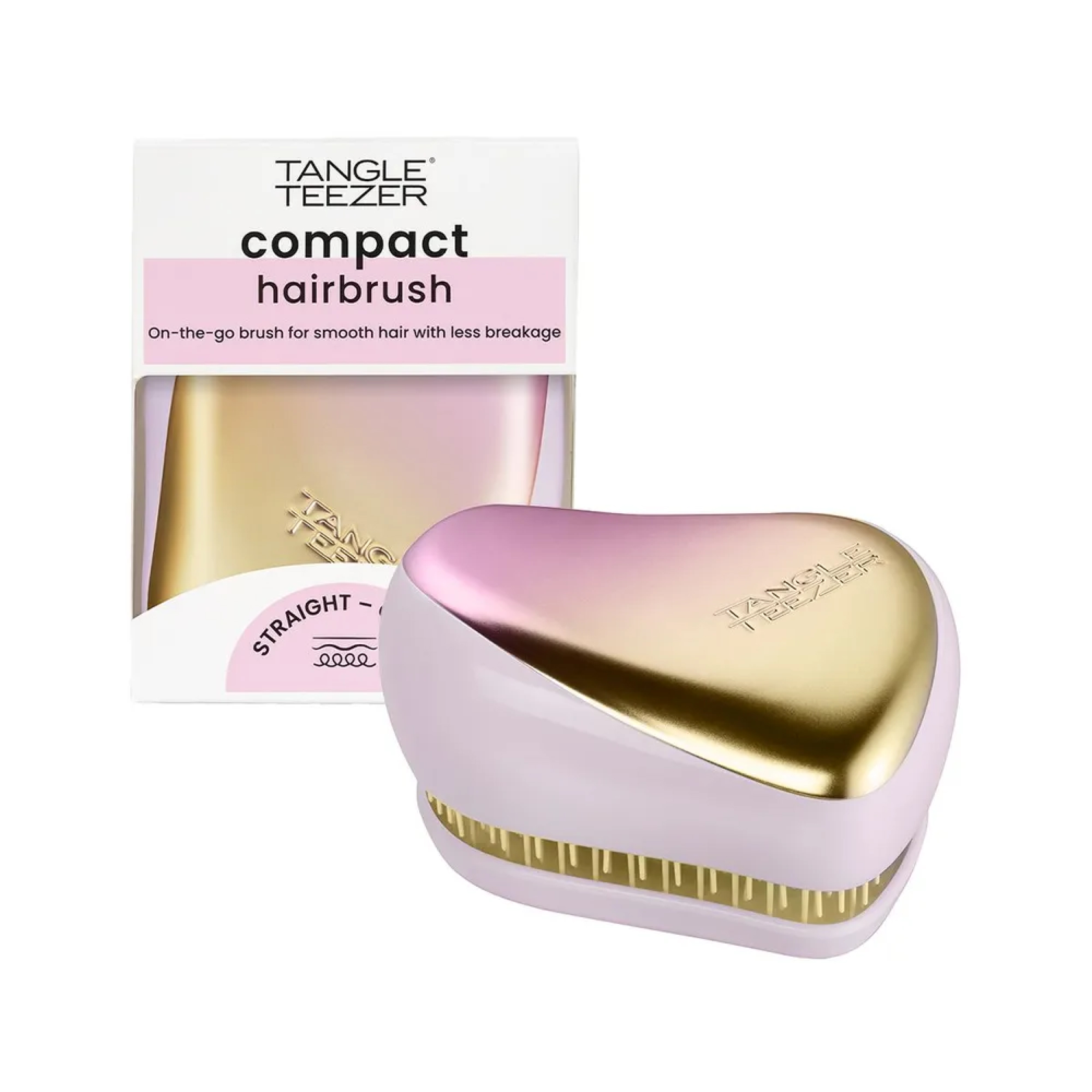 Расческа-массажер Tangle Teezer Compact Styler Sweet Lilac & Yellow Chrome