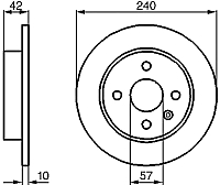 Тормозной диск Bosch 0986478882 - 