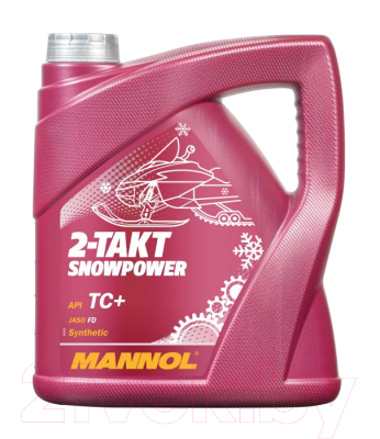 Моторное масло Mannol 2-Takt Snowpower TC+ / MN7201-4 (4л)