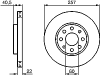 Тормозной диск Bosch 0986479223 - 