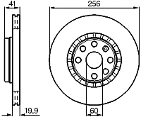 Тормозной диск Bosch 0986478535 - 