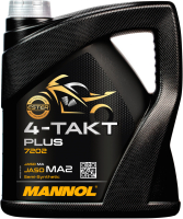 Моторное масло Mannol 4-Takt Plus 10W40 / MN7202-4 (4л) - 