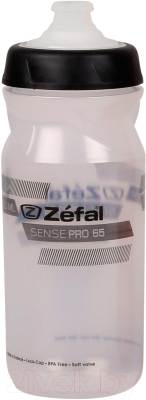 Фляга для велосипеда Zefal Sense Pro 65 Translucent / 1451 (серый/черный)