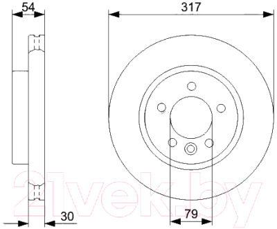 

Тормозной диск Bosch, 0986479287