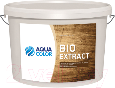 Защитно-декоративный состав AquaColor Bio Extract (5л, бесцветный)