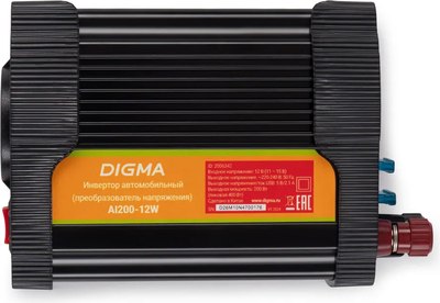 Автомобильный инвертор Digma AI200-12W