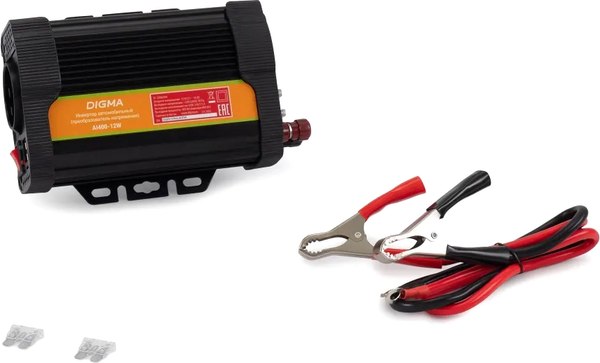 Автомобильный инвертор Digma AI400-12W