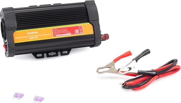 Автомобильный инвертор Digma AI600-12W