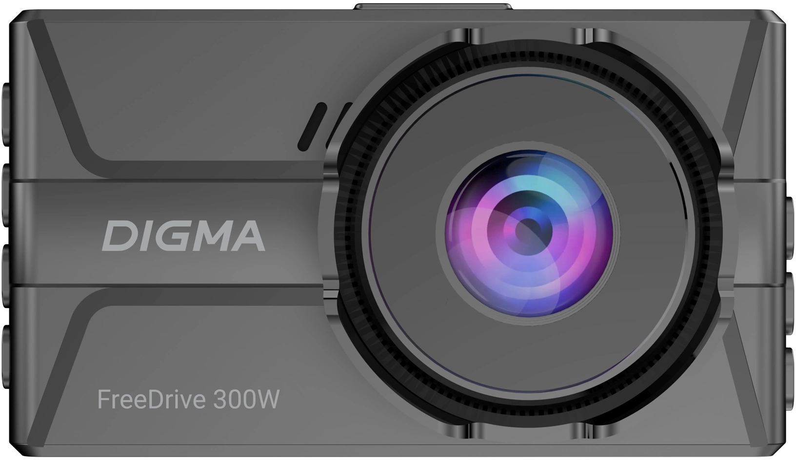 Автомобильный видеорегистратор Digma FreeDrive 300DW / FD300DW (черный) — фото 2