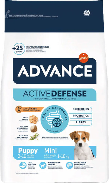 Сухой корм для собак Advance Puppy Protect с курицей и рисом
