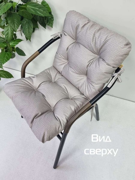 Подушка на стул MATEX Corfu Lounge / 64-978 (светло-серый)