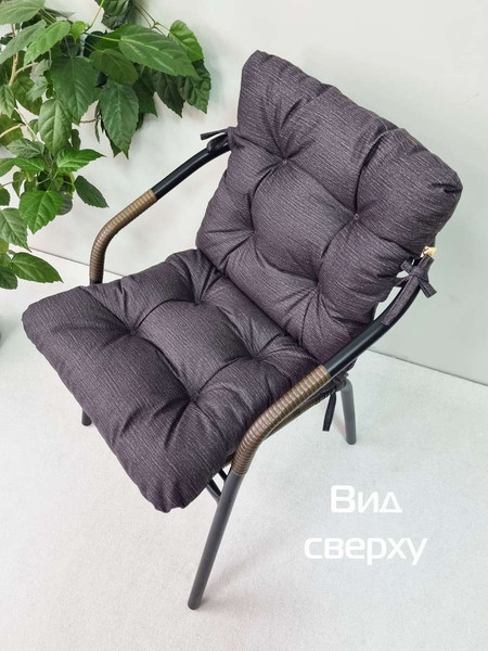 Изображение товара Подушка на стул MATEX Corfu Lounge / 65-036 (черный)