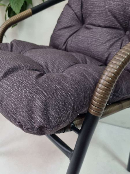 Изображение товара Подушка на стул MATEX Corfu Lounge / 65-036 (черный)