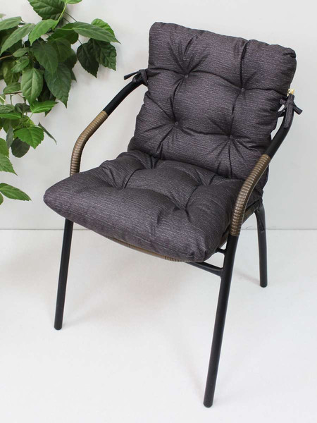 Изображение товара Подушка на стул MATEX Corfu Lounge / 65-036 (черный)