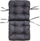 Подушка на стул MATEX Corfu Lounge / 65-036 (черный) - 