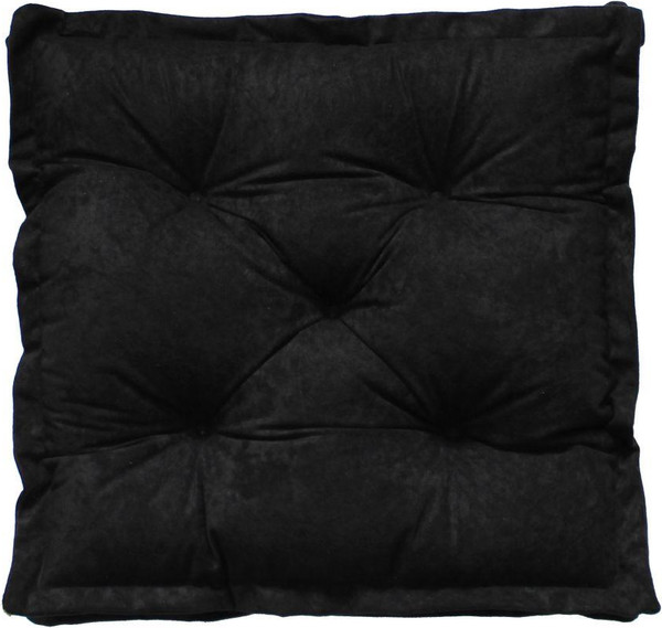 Изображение товара Подушка на стул MATEX Velours 2D / 51-183 (черный)