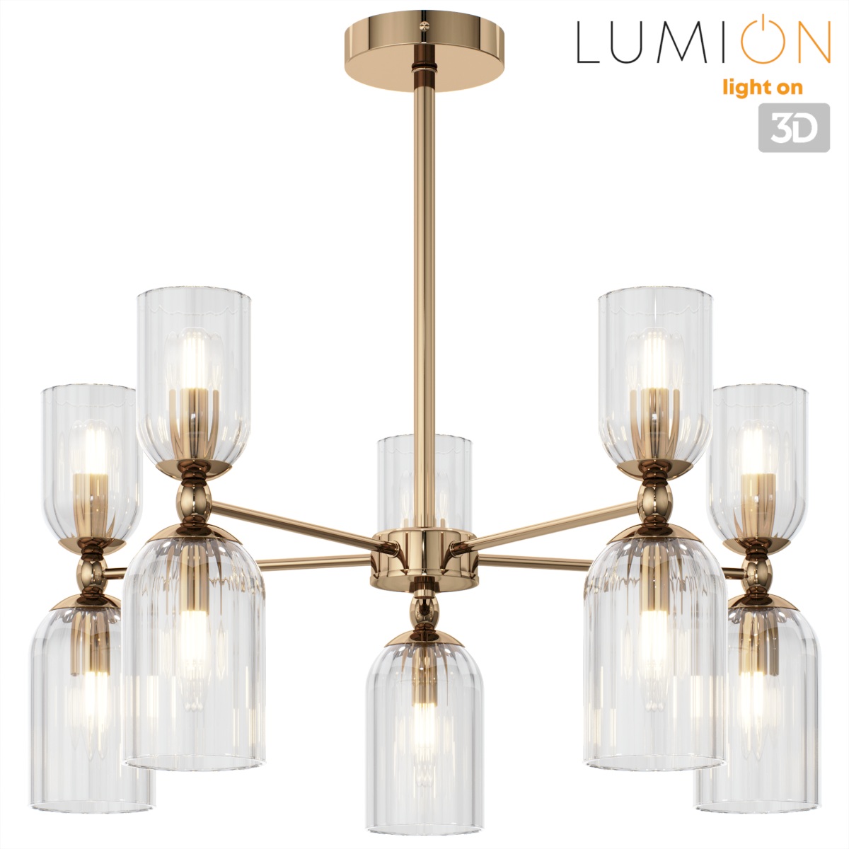 Люстра Lumion Kassia 6586/10 — фото 6