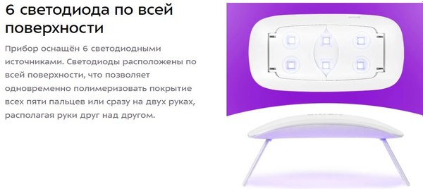UV/LED лампа для маникюра Kitfort KT-3177