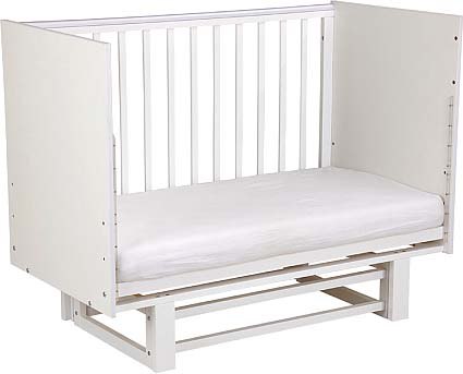 Детская кроватка Polini Kids Simple 342 с маятником / 0003168-04 (белый)