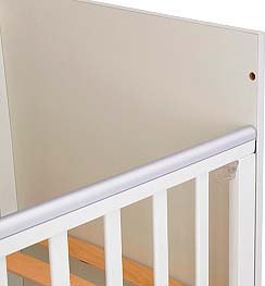 Детская кроватка Polini Kids Simple 342 с маятником / 0003168-04 (белый)