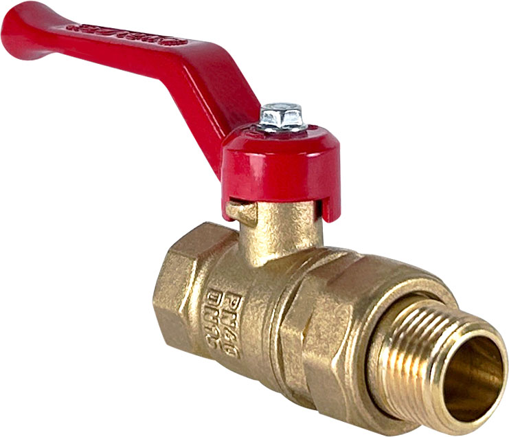 Шаровой кран Valfex ВР/НР 1/2" / VF.225.LR1.012.N/P59 (ручка-рычаг)