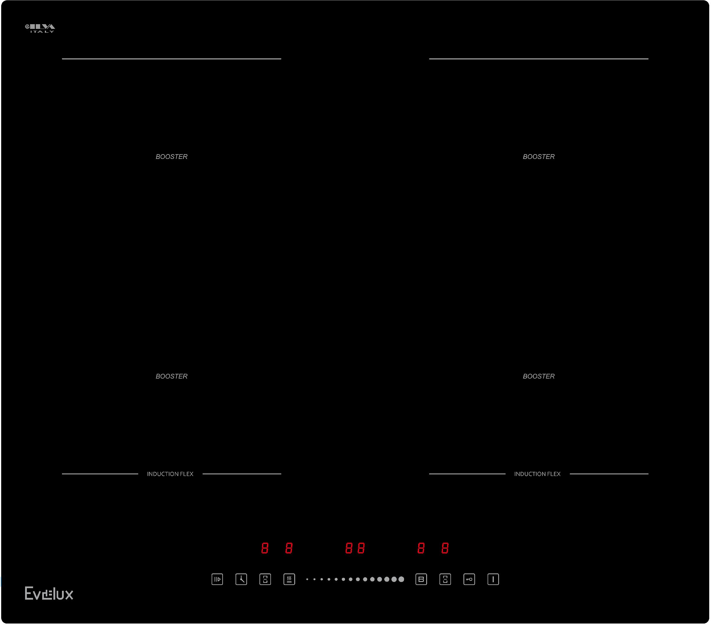 Индукционная варочная панель Evelux EHI 6448