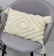 Наволочка декоративная MATEX Tufted / ALEX-012 (бежевый нейтральный/бежевый меланж) - 