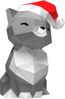 

Набор для творчества, Новый год Котик в шапке / 10497607