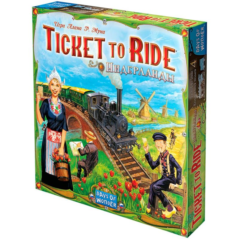 Дополнение к настольной игре Мир Хобби Ticket to Ride. Нидерланды / 915916