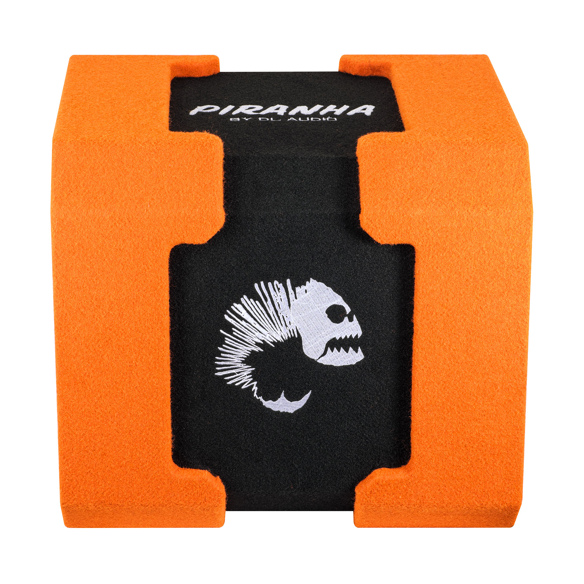 Корпусной активный сабвуфер DL Audio Piranha 12A V.2 Twin (оранжевый) — фото 2
