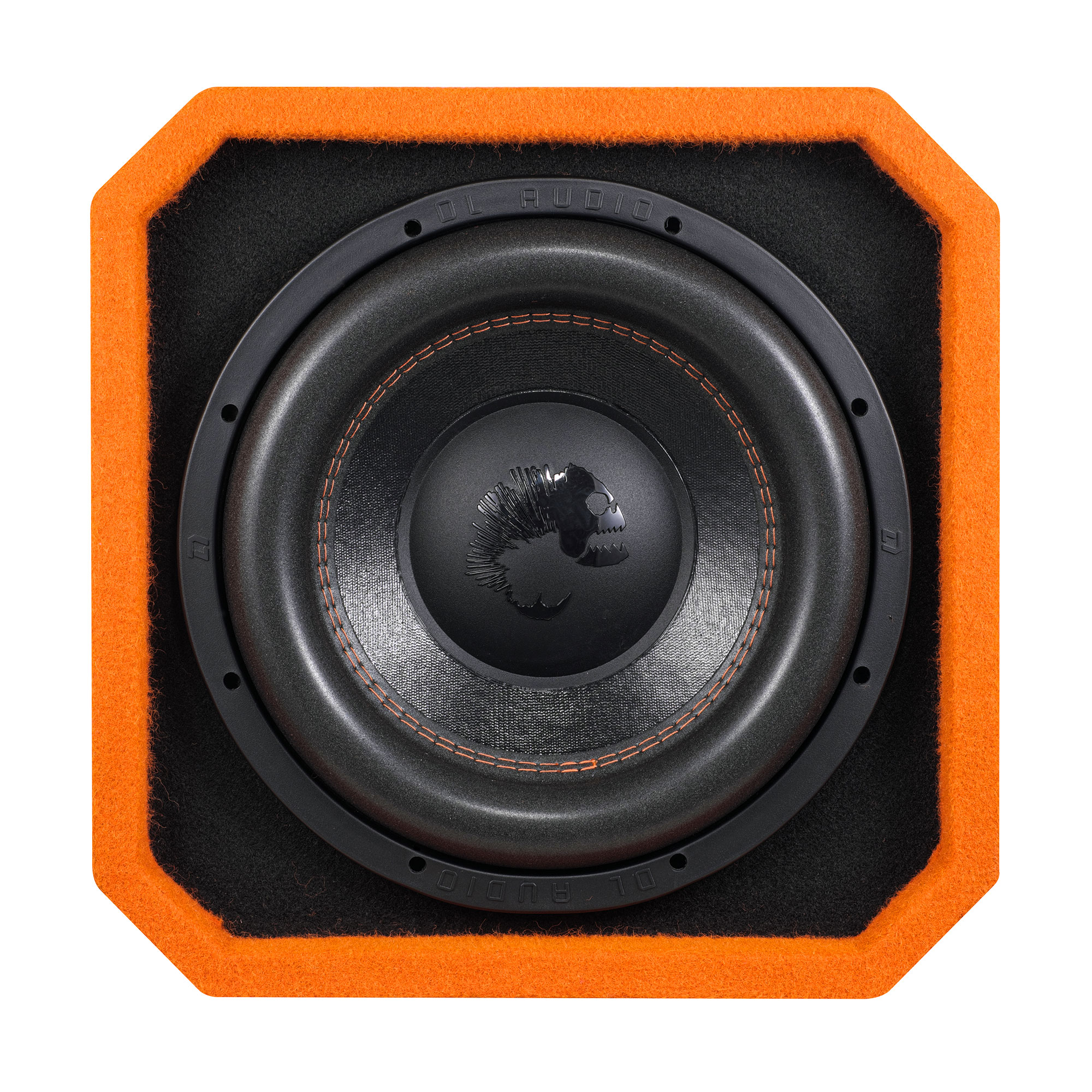 Корпусной активный сабвуфер DL Audio Piranha 12A V.2 Twin (оранжевый) — фото 6