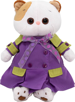 

Мягкая игрушка, Кошечка Ли-Ли в фиолетовом плаще / LK24-123