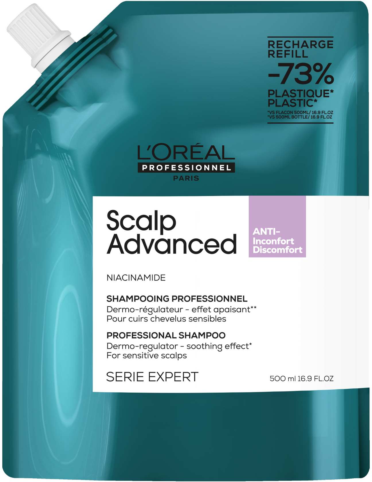 Шампунь для волос L'Oreal Professionnel Scalp Advanced Регулирующий баланс кожи головы Рефил