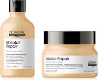 Набор косметики для волос L'Oreal Professionnel Новогодний Absolut Repair Для поврежденных волос (300мл+250мл) - 