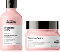 Набор косметики для волос L'Oreal Professionnel Новогодний Vitamino Color Для окрашенных волос (300мл+250мл) - 