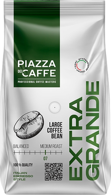 Кофе в зернах Piazza del Caffe Extra Grande (800г) - 