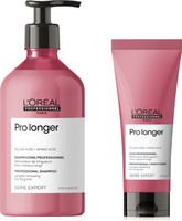 Набор косметики для волос L'Oreal Professionnel Pro Longer Для длинных волос Шампунь+Смываемый уход (500мл+200мл) - 