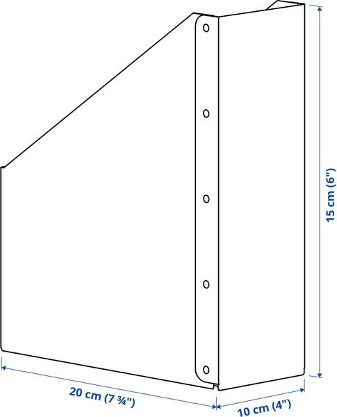 Органайзер настольный Ikea Nimm 505.959.94 (узор круги/серый)