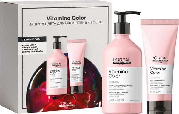Набор косметики для волос L'Oreal Professionnel Весна Vitamino Color Для окрашенных волос %rs_city_gde%